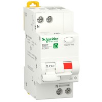 Дифференциальный автомат Schneider Electric R9D51610 RESI9 6кА 1P+N 10A C 10мА А