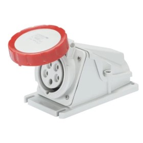 Стационарный разъем 90° GEWISS IP67 3P+E 32A 400В (GW62515)