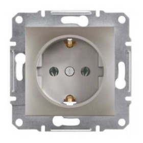 Розетка одинарная без рамки бронза Asfora, EPH2900169