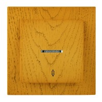 Вимикач Nilson Touran дуб 1кл прохідний з підсвіткою ( 24251008 )