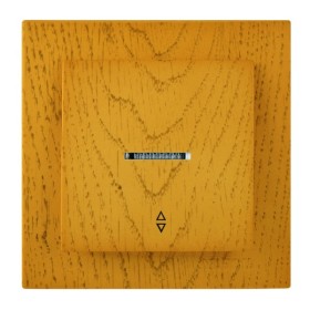 Вимикач Nilson Touran дуб 1кл прохідний з підсвіткою ( 24251008 )