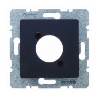 Накладка для XLR-цилиндрических электросоединителей D-серии, антрацит Berker B.3/B.7