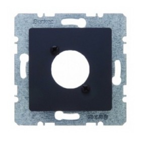 Накладка для XLR-цилиндрических электросоединителей D-серии, антрацит Berker B.3/B.7