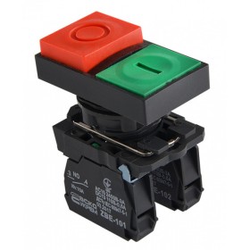 Двойная кнопка Аско-Укрем TB5-AL8425 IP40 «Старт/Стоп» (A0140010170)