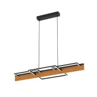 Підвісний світильник, люстра Goldlux 334336 Larysa LED 1x35W 4000K 4600Lm IP20 чорний