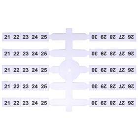 Маркировочная табличка ETI EO3 21-30 200шт (3901756)