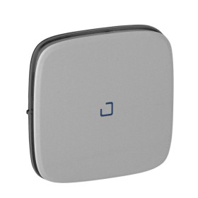 Клавиша выключателя с подсветкой Legrand Valena Allure алюминий