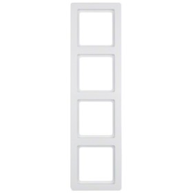 Рамка 4-местная полярная белизна Berker Q.1