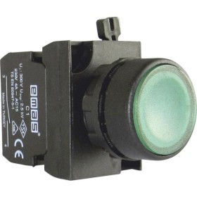 Натискна кнопка EMAS CP100DY (1НО) зелена