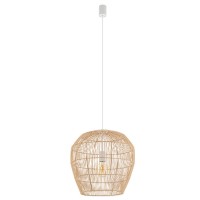 Підвісний світильник, люстра Nowodvorski 11163 Haiti S E27 1x25W IP20 бежевий