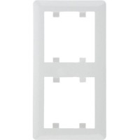 Рамка 2-кратная WL5120 Lumina-Soul, вертикальная, белая, Hager