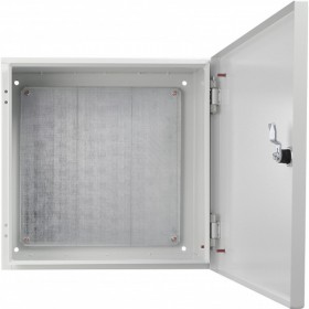 Металевий корпус Аско-Укрем Ubox з монтажною панеллю 400х400х250мм IP31