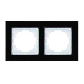 Рамка Nilson Alegra скло чорне 2-на ( 25BL0092 )