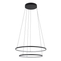 Люстра Nowodvorski Circolo Power 11647 LED 2x67W 3000K 3100Lm IP20 черная