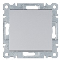 Универсальный выключатель Hager WL0022 Lumina 10АХ/230В (серебристый)