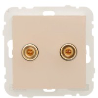 Стереоорозетка Logus 21220 TPE (перли)