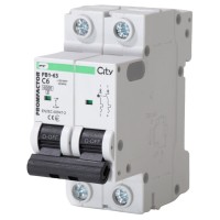 Автоматический выключатель Promfactor CITY FB1-63 2P C 6A 6кА (FB1CI2006)