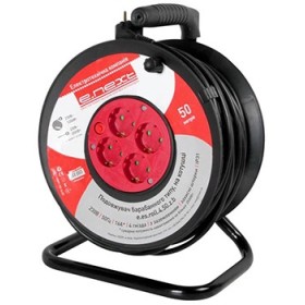 Подовжувач на котушці E.Next e.es.roll.4.50.z.b. 50м з з/к 3х1,5кв.мм (s042097)