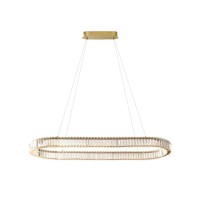 Люстра Azzardo AZ6711 Spark Oval LED 2x71W 3000K-6000K IP20 золота
