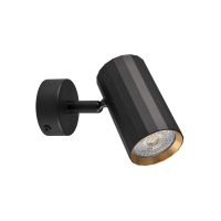 Светильник поворотный, спот Goldlux 323415 Nicea GU10 1x10W IP20 черный