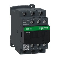 Контактор Schneider Electric LC1D09BD 3Р 9A НО+НЗ 24В (з модулем пригнічення перехідних процесів)