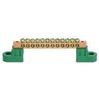 Нулевая шина Chint HC-005/12 6х9 с угловыми изоляторами (10047)