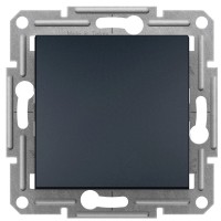 Вимикач 2-полюсний без рамки, антрацит Asfora, EPH0200171