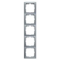 Рамка 5-местная алюминий Berker S.1