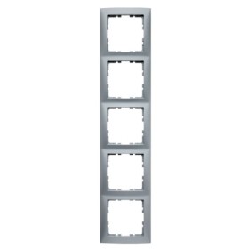 Рамка 5-местная алюминий Berker S.1