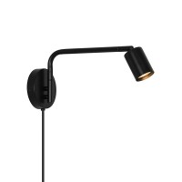 Бра, настінний світильник Nordlux 2612481003 Explore Long GU10 1x5W IP20 чорний