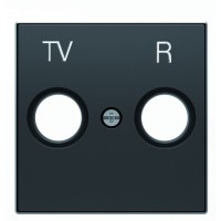 Центральна плата TV+R розетки ABB Sky 8550 NS (чорний оксамит)