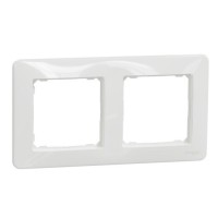 Рамка подвійна Schneider Electric Sedna Design біла SDD311802