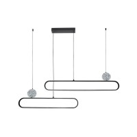 Подвесной светильник, люстра Goldlux 333896 Florentyna LED 1x48W 4000K 6000Lm IP20 черный