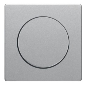 Накладка для поворотного светорегулятора алюминий Berker Q.х