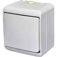 Выключатель 1-клавишный Eti Hermetics VHE-1 IP54 белый (4668000)