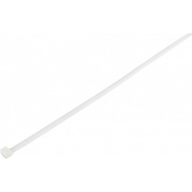Нейлоновий хомут Аско-Укрем 5x300 білий (100шт)