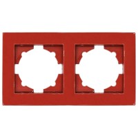 Рамка ELBI VEGA Colorline бордовая 2-на (510-012210-226)