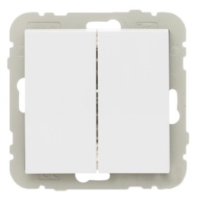 Двоклавішний вимикач Logus 21061 TBR 10АХ 250В білий