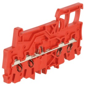Чотирипровідна прохідна клема Wago 2000-1403 Topjob S (червона)