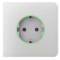 Центральна панель розумної розетки Ajax 72574.163.WH SideCover Smart для OutletCore біла (38776)