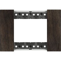 Рамка на 3 модуля Bticino Living Now KA4803LG (итальянский стандарт) орех