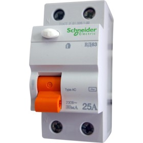 ПЗВ Schneider Electric ВД63 1Р+N 16A 10mА АС