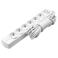 Подовжувач Violux 6р 3м з заземленням та вимикачем ( 920600 )