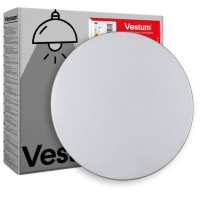 Стельовий світильник Vestum STARLIGHT зоряне небо 30Вт 375x60мм 4000К срібло