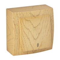 Вимикач Nilson Themis клен 1кл прохідний ( 26281007 )