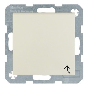 Розетка с крышкой белая, 16А/250В Berker S.1