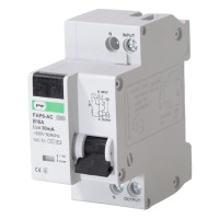 Дифференциальный автоматический выключатель Promfactor FAP6-AC B 10А/0,03A 2P (1P+N) 6кА (FAP06B10030AC)