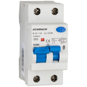 АВДС Schrack AK668610 6кА 10А 30мА 1P+N х-ка B Тип A