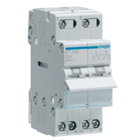 Перемикач Hager SFT232 2P 32А/230В 2м I-0-II