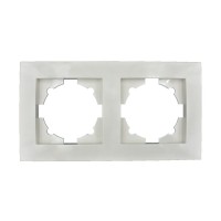 Рамка ELBI VEGA белая 2-на (510-010200-226)